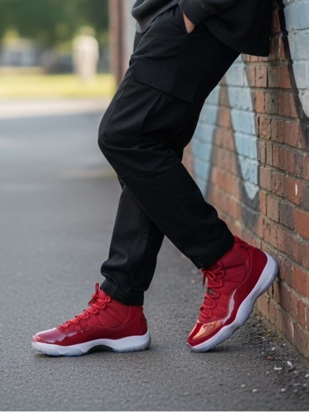 Jordan Kids Red and White Sneakers